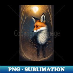 fox art - Special Edition Sublimation PNG File - Unlock Vibrant Sublimation Designs