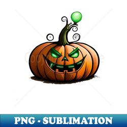 Halloween Pumpkin n012 - Retro PNG Sublimation Digital Download - Revolutionize Your Designs