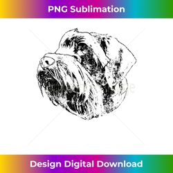 Vintage Wirehaired Pointing Griffon Pet T  Gundog - Edgy Sublimation Digital File - Lively and Captivating Visuals