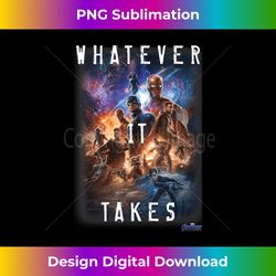 marvel avengers endgame movie poster whatever it takes - artisanal sublimation png file - customize with flair
