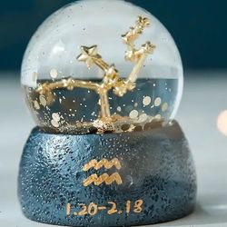 Home Desktop Decoration Decoration, Mini Crystal Ball To Heal Small Objects Birthday Gift, Twelve Constellations Knock