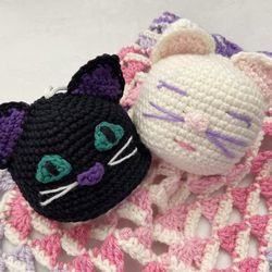 Cleo the Kitten Scrubby Amigurumi Crochet pattern, digital file PDF, digital pattern PDF