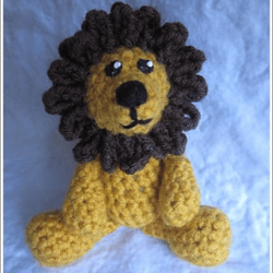 Timmy the Tiny Lion Crochet pattern, digital file PDF, digital pattern PDF