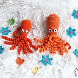 octopus crochet pattern, digital file pdf, digital pattern pdf