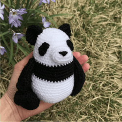 PALMy Panda amigurumi Crochet pattern, digital file PDF, digital pattern PDF