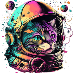 funny astronaut cat space cat galaxy kitten