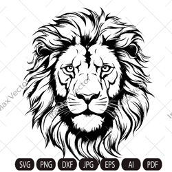 Lion Face svg / Lion Head svg / Lion svg / Lion King svg / Lions Mascot svg / Leo svg / Lion Head / Lion Printable