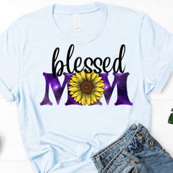 Blessed sunflower Mom png print