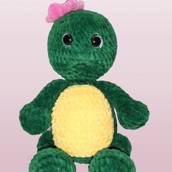 Sea Turtle Plushie, Cute Amigurumi Stuffed Animal, Crochet turtle plush
