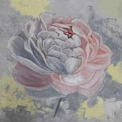 Peony flower Art - digital file that you will download