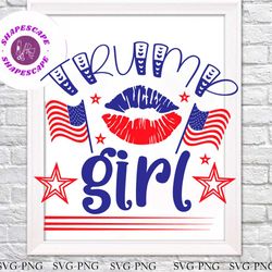 2024 USA Election Trump Girl SVG