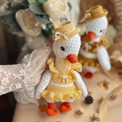 Goose crochet pattern, Pattern Goose, crochet toy PDF, Crochet pattern goose, goose Amigurumi Eng, plushie toy pattern