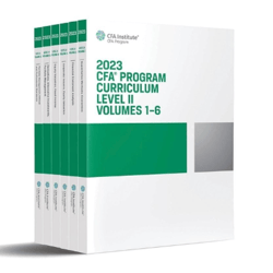 2023 CFA Program Curriculum Level II 2 Box Set Volumes 1-6 BOOK EXAM COMPLETE Digital