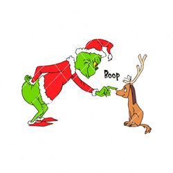 funny boop grinch and max svg digital cutting file