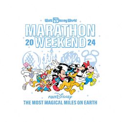 Walt Disneyworld Marathon Weekend 2024 SVG