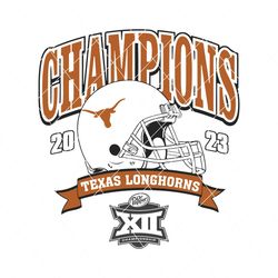 Big 12 Football Champions Texas Longhorns SVG