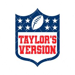 Taylors Version Football NFL Svg Digital Download