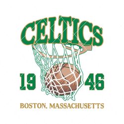 Vintage Boston Celtics 1946 Basketball Svg Digital Download