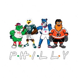 Philly Sports Mascots Svg Digital Download