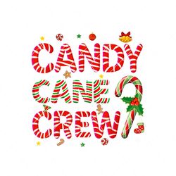 Candy Cane Crew Funny Christmas Candy Lover PNG
