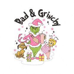 Retro Bad And Grinchy Friends SVG