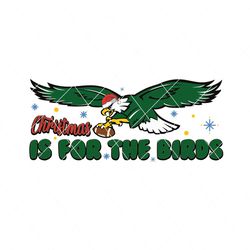 Eagles NFL Christmas Is For The Birds SVG