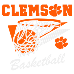 Clemson Basketball NCAA Team SVG