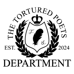 The Tortured Poets Department 2024 Album SVG