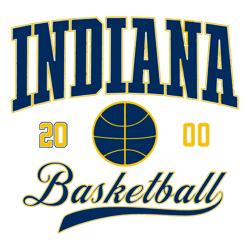 Retro Indiana Basketball Est 2000 SVG