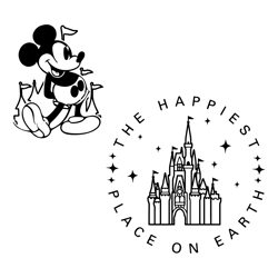 The Happiest Place One Earth Mickey Mouse SVG4