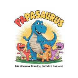 Papasaurus Like A Normal Grandpa Dinosaur PNG