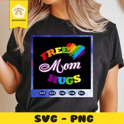 Free mom hugs, leseither way, lesbian gift, lgbt shirt, lgbt pride, gay pride svg, lesbian gifts, gift for bian love, lg