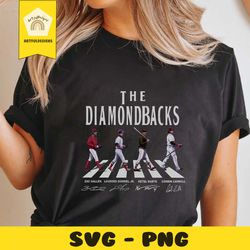 The Diamondbacks Players Walking PNG Sublimation