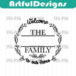 COD645- Tree Family Monogram svg, Family clipart, Monogram SVG, Split Monogram svg, Family svg, Family Sign svg, tree mo