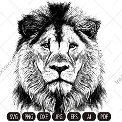 Lion Face svg / Lion Head svg / Lion svg / Lion King svg Lions Mascot svg / Leo svg /Lion Head /Lion Printable / INSTANT