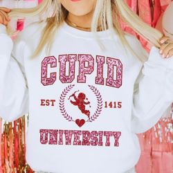 Cupid University Pink Women's Crew Swestshirt
