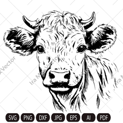 Cute calf svg, calf png, cow little svg, calf vector, calf cricut file, calf silhouette, calf print file, cow clipart, c