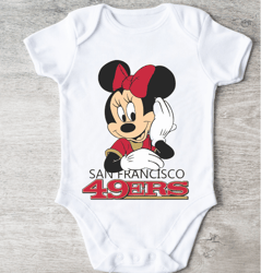 cute cartoon mouse  character foot ball team baby body suit