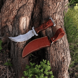 damascus steel hunting knife