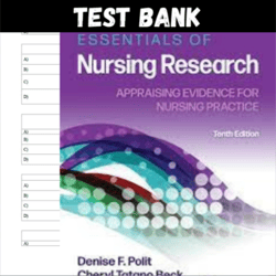Latest 2023 Essentials of Nursing Research Appraising Evidence for Nursing Practice 10th Edition Denise Test bank