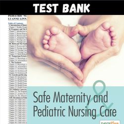 Latest 2023 Safe Maternity And Pediatric Nursing Care 1st Edition by Palmer Test bank | All Chapters