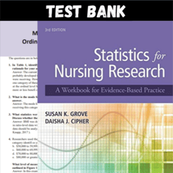 Latest 2023 Statistics for Nursing Research A Workbook for Evidence-Based Practice 3rd Edition Test bank | All Chapters