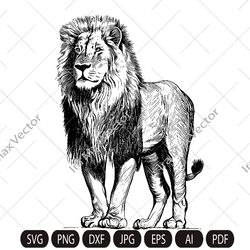 Lion svg, Lion Head svg , Lion standing svg , Lion King svg , Leo svg ,Lion Head ,Lion Printable, Lio