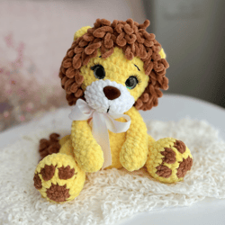 Crochet lion toy pattern - Amigurumi lion - Crochet animals