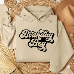 -Birthday Boy SVG - Retro Birthday Shirt
