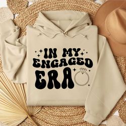 In My Engaged Era SVG - Retro Bride PNG