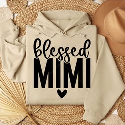 Blessed Mimi SVG - Mothers Day Mimi PNG