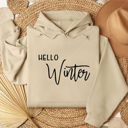 Hello Winter SVG,Winter Sayings Svg, Png