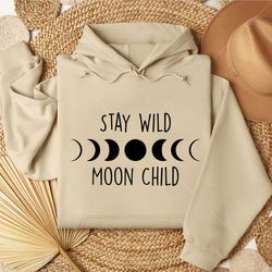 Stay Wild Moon Child SVG, Moon Child SVG