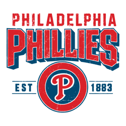 Retro Philadelphia Phillies 1883 Svg